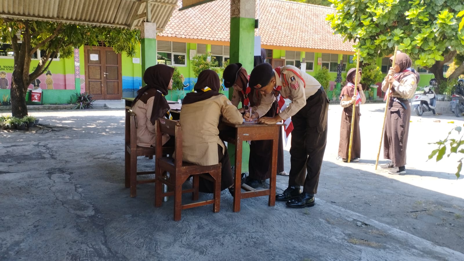 Dua Murid MTsN 9 Bantul Ikuti Dianpinru di Kwarran Banguntapan